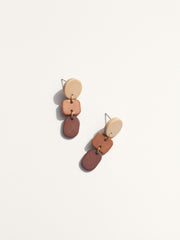 Ombré Clay Earrings - Four Colors