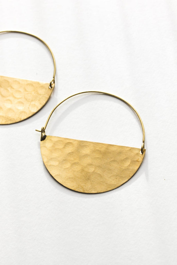 Gold Moon and Star Earrings - Miche McClendon